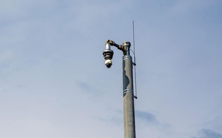 Roadside unit camera